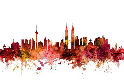 Ash muryode (13.08.2017 06:33) not bad, you need to make more hype like plaza low yat. Digital Art - Kuala Lumpur Malaysia Skyline by Michael ...