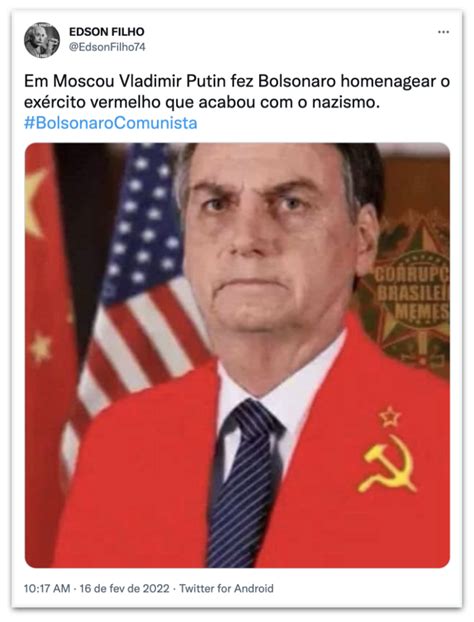 Bolsonaro é Chamado De Comunista Em Memes