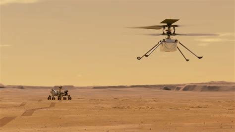 Throughout the day, more images and pictures will be released. NASA's Mars helicopter will be the aircraft on another ...