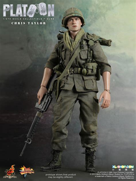 Hot Toys Mms135 Platoon Chris Taylor 16 Scale Action Figure