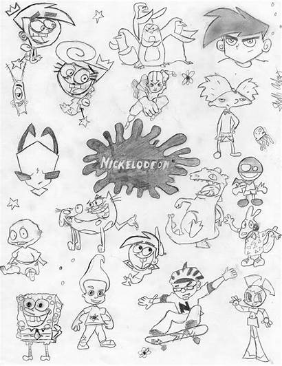 Collage Nickelodeon Drawing