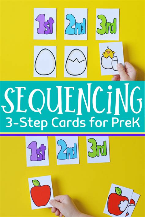 3 Step Sequencing Pictures Teaching Resources Printable Cards