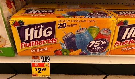 Little Hug Juice Barrels As Low As 149 At Stop And Shop And Giant