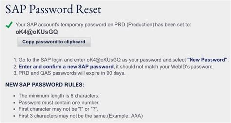 Self Help Feature Reset Your Sap Password Technews Technews