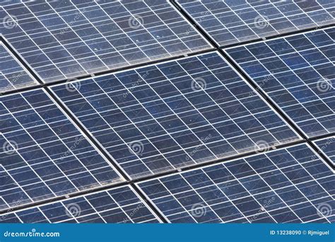 Detail Of Solar Panels Texture Stock Photo Image 13238090