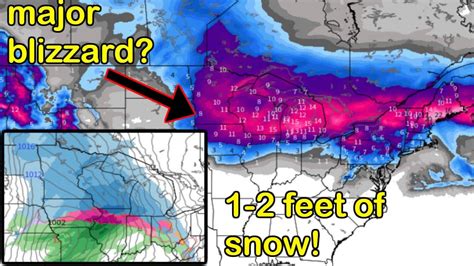 Major Blizzard Late This Week For The Plains Midwest Ohio Valley And
