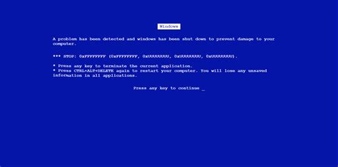 How To Create Fake Blue Screen Of Death In Your Window