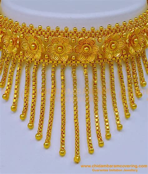 Buy Unique Latest Arabic Gold Choker Necklace Design Gold Plated Arabic