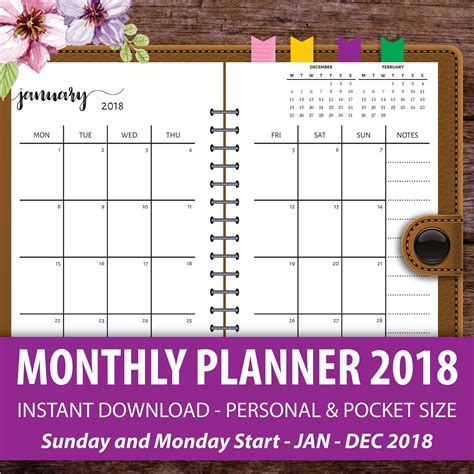 Free Printable Pocket Calendar By Month Month Calendar Printable