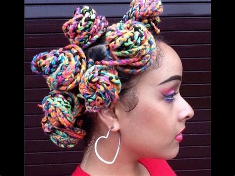 September 11, 2015 by emily 13 rainbow braids that are to dye for. How to YARN BRAID 101/ RAINBOW BRAIDS / BOLD PROTECTIVE ...