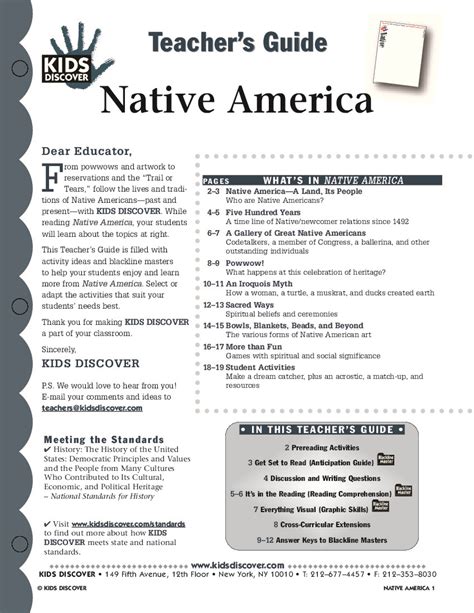Native America Kids Discover