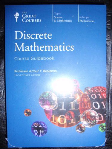 9781598035780 Discrete Mathematics Course Guidebook And Dvds The Great
