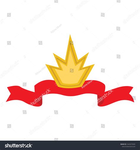 King Queen Icons Simple Illustration Clip Stock Vector Royalty Free