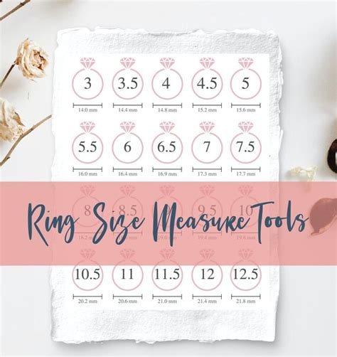 Ring Size Guide Ring Sizer Ring Size Chart Multisizer Ring Sizing