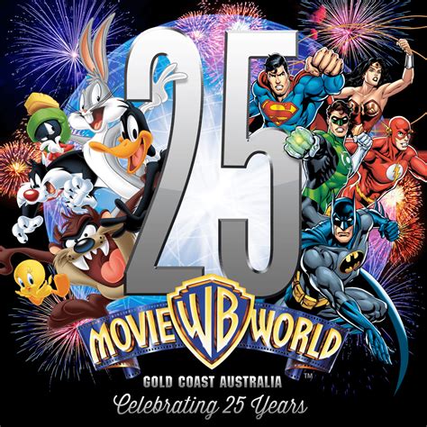 Warner Bros Movie World Celebrates 25 Years Of Movie Magic Warner