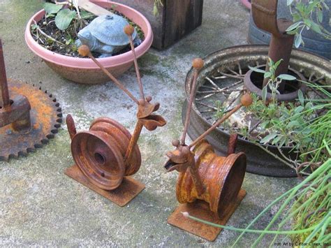 Garden Snails Made From Junk Metal Yard Art Metal