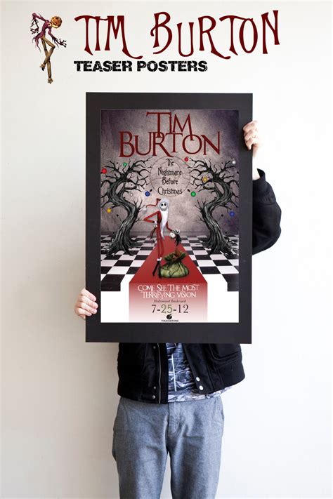 Tim Burton Movie Teaser Posters On Behance