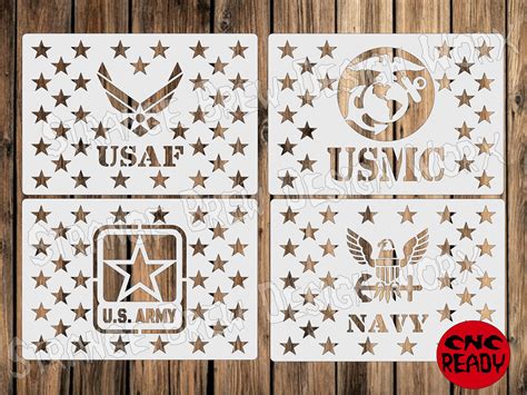 Military Flag Unions American Flag Union Dxf File Svg Png Etsy