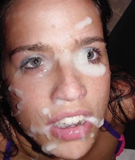 Cum Covered In Thick Globs Of Thick Sperm Bukkake