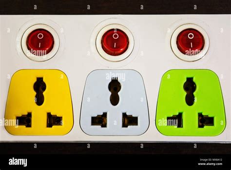 Colored Sockets Hi Res Stock Photography And Images Alamy