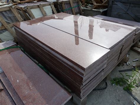 There are many materials in the building market. Granite plates for porch steps - Staircase design