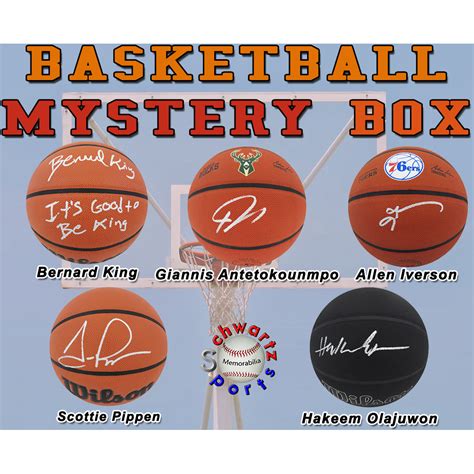 Schwartz Sports Signed Basketball Mystery Box Series 32 Limited To 125 Pristine Auction