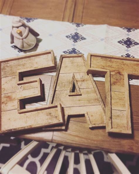 Pallet Letter Rustic Letter Reclaimed Wood Marquee By Shywalrus Pallet