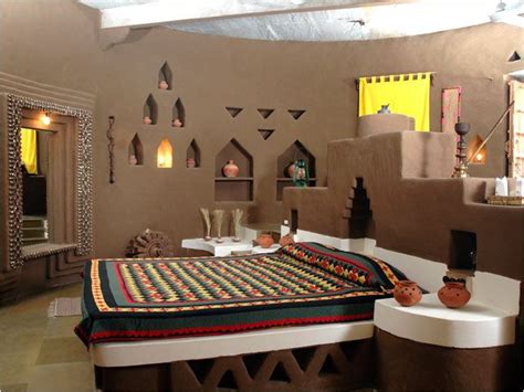 Rajasthani Mud Hut Interior 5 Indian Bedroom Decor Funky Home Decor