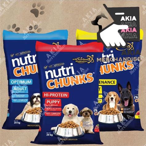 Nutri Chunks Puppy Adult Beef Or Lamb 20kg Or 10kg Shopee Philippines