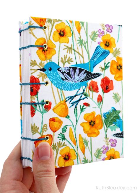 Geninne Zlatkis Bird Journal Handmade By Bookbinder Ruth Bleakley 1