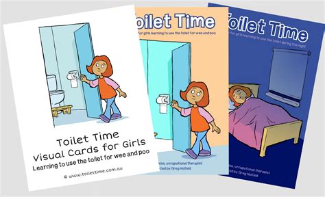 Girls Toilet Time Set A Story For Girls Learning To Use The Toilet For