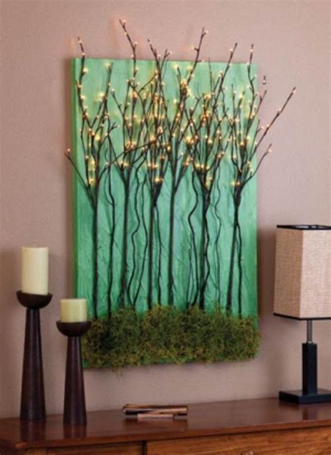 23 Creative Craft Ideas How To Use Tree Branch With Images Diy Wall