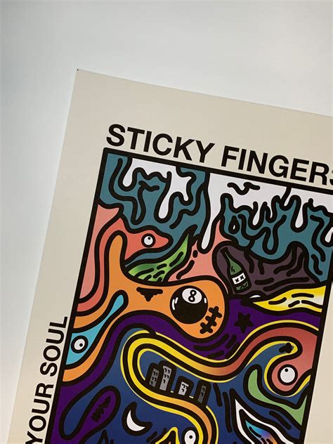 Sticky Fingers Poster Caress Your Soul Poster Etsy