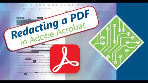 How To Redact Pdfs In Adobe Acrobat Youtube