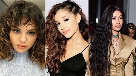 Selena Gomez Vs Ariana Grande Vs Cardi B The Girl With Curly Hair Look