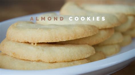 Crunchy Almond Cookies Quick And Easy Cookie Recipe Cooking Sounds