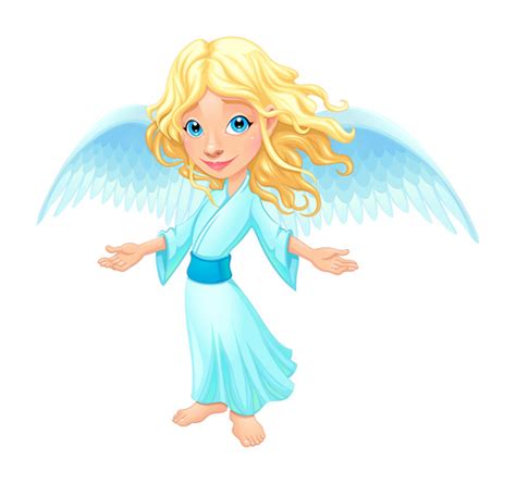 Cute Angel Cartoon Vectors Free Download
