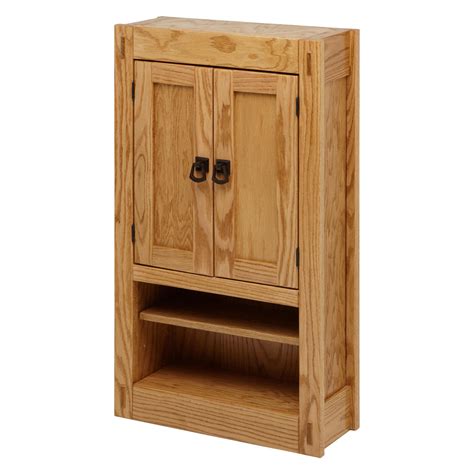Cabinets with sliding doors are ideal for small spaces. 20" Mission Hardwood Medicine Cabinet - Bathroom