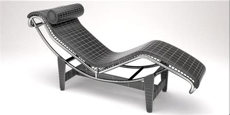 Choose from 18 authentic le corbusier lounge chairs for sale on 1stdibs. LC4 Chaise Lounge design by Le Corbusier 3D Model BLEND ...