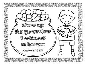 As of march 2020 we have new printables that you can use as saint patrick day decorations. St. Patrick's Day Bible Coloring Pages - Christian ...