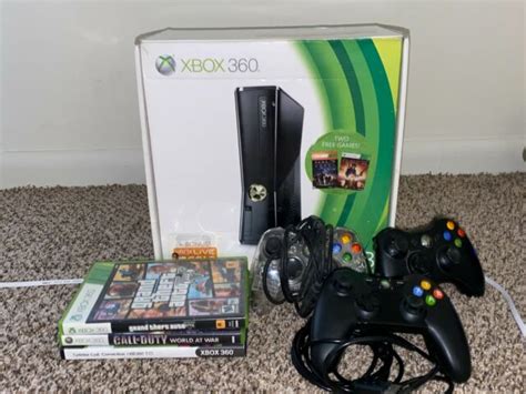 Microsoft Xbox 360 S 250 Gb Black Console For Sale Online Ebay