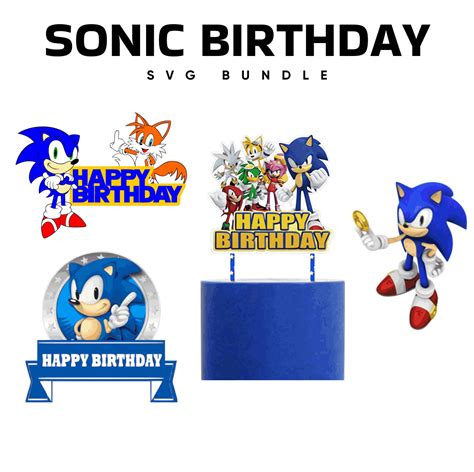 Sonic Birthday Boy Age Png Image Digital Download You Print Ph