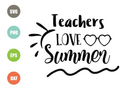 Download Teachers Love Summer SVG By NewSvgArt | TheHungryJPEG.com