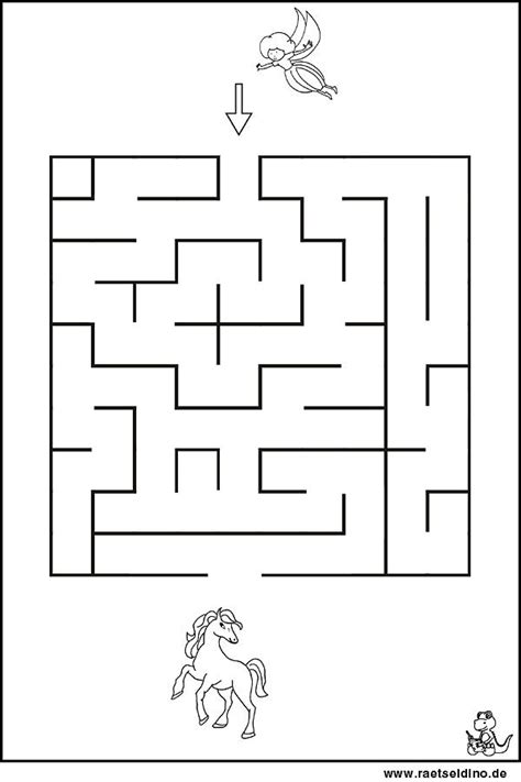 Ein kind mit 6 jahren hat eine gute balance und koordination und tobt sich in teils wilden. Irrgarten Rätsel für Kinder zum Ausdrucken | Labyrinthe ...