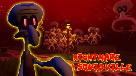 Squidward Menjadi Kanibal Nightmare In Squidville Youtube