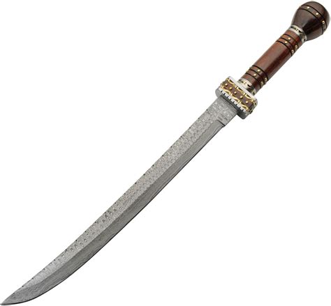 damascus fancy guard short sword 18 off w free sandh