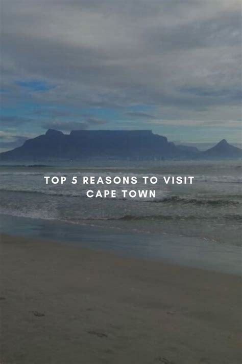 Top 5 Reasons Why Cape Town Should Be At The Top Of Your Travel Bucket