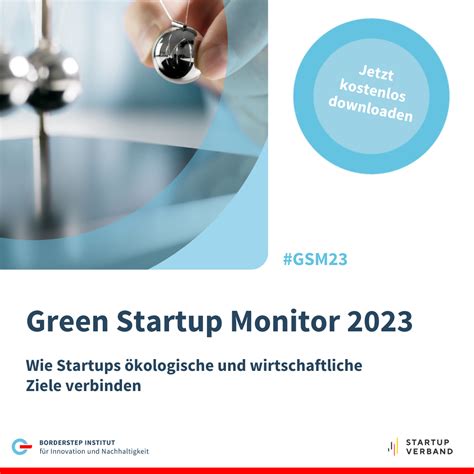 Green Startup Monitor 2023 Material Borderstep Institut