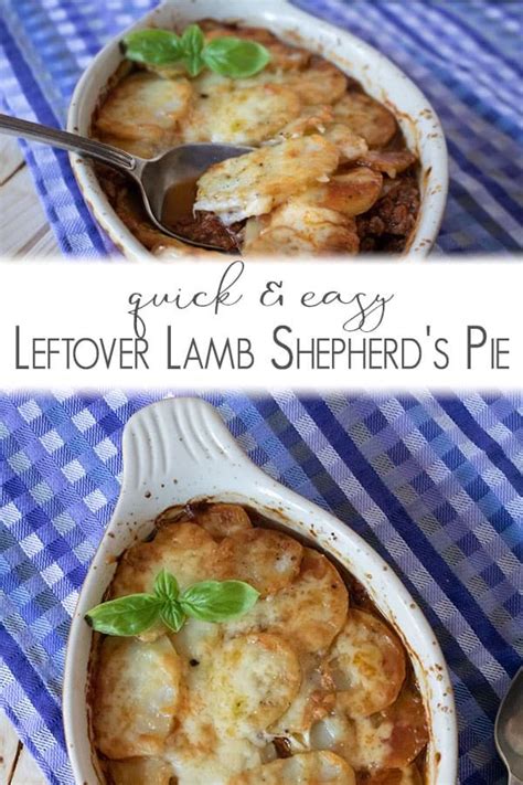 This Is An Easy And Delicious Leftover Lamb Shepherds Pie With Fresh Basil