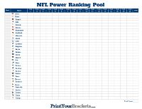 How to use these schedule templates. Football Pools - Printable NFL NCAA Office Pools